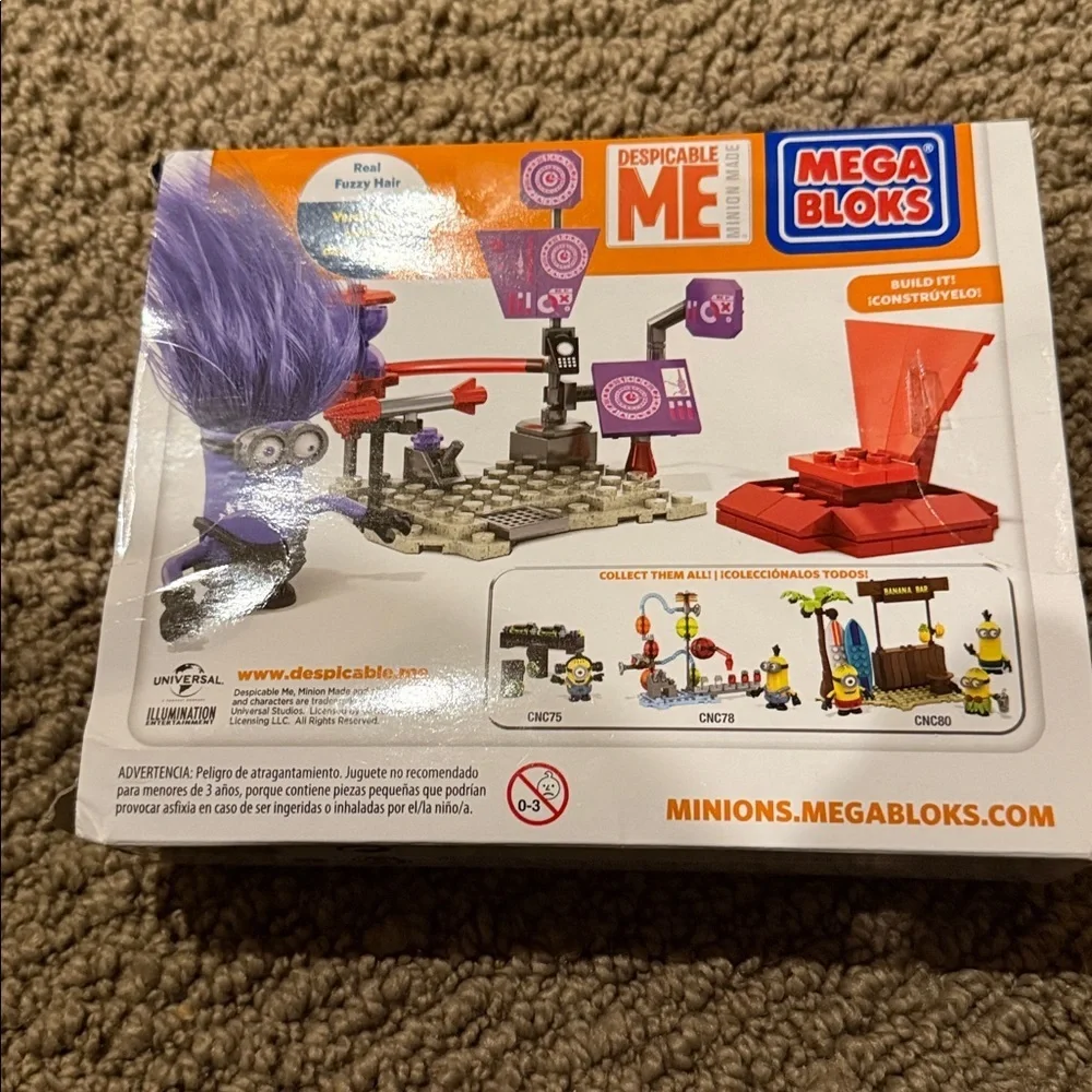 Mega Bloks despicable me El Macho’s lab 82 pieces new in sealed box Set #94811